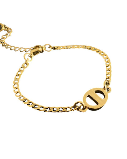 Authentic Mini Dior pendant -Repurposed Bracelet