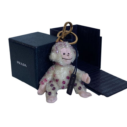 Authentic Prada Bear Keychain with Box