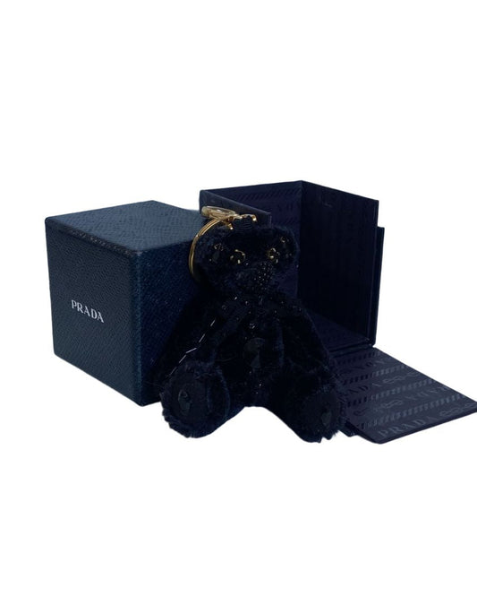 Authentic Prada Bear Keychain with Box