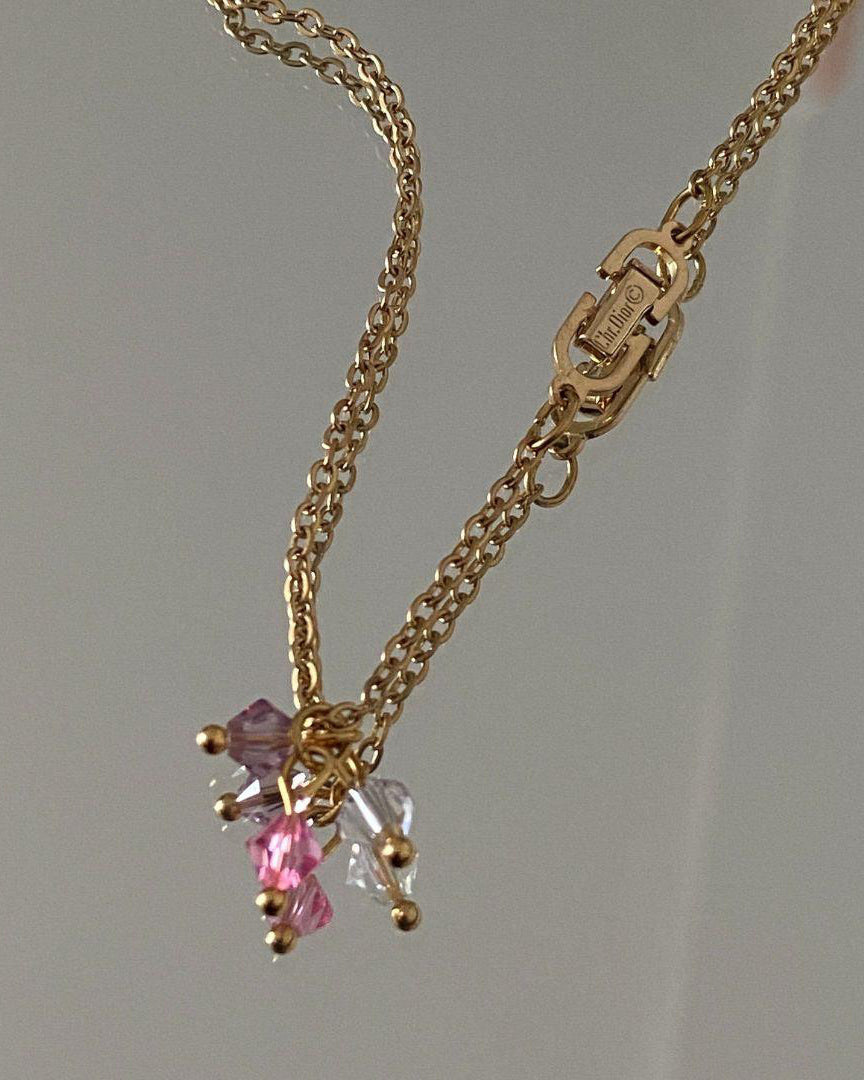 Authentic Dior clasp Pendant- on Chain - Boutique SecondLife