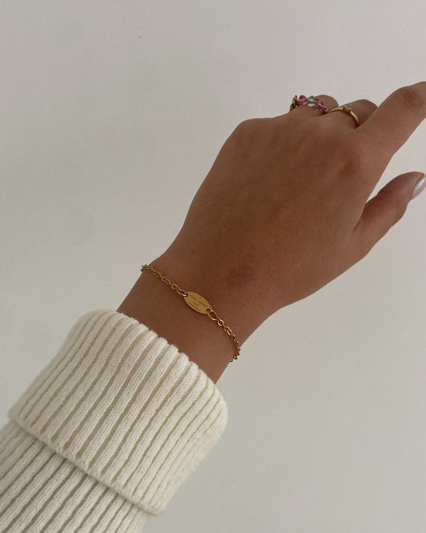 Authentic Louis Vuitton Pendant Reworked Bracelet