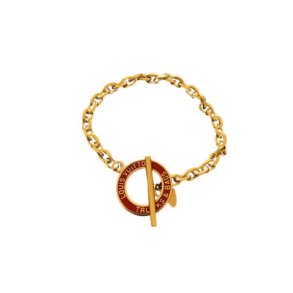 Authentic Louis Vuitton Round-Repurposed Bracelet