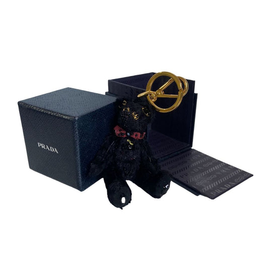 Authentic Prada Bear Keychain with Box