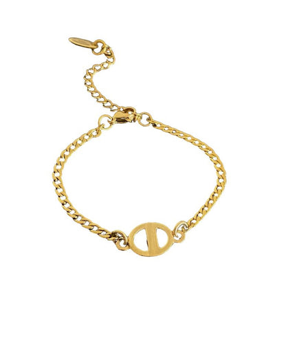 Authentic Mini Dior pendant -Repurposed Bracelet