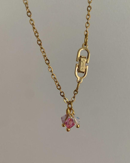 Authentic Dior clasp Pendant- on Chain - Boutique SecondLife