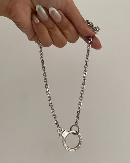 Authentic Louis Vuitton Round Clasp- Reworked Necklace