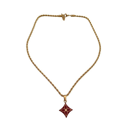 Authentic Louis Vuitton Pendant Red- Necklace - Boutique SecondLife