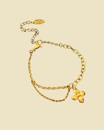 Authentic Louis Vuitton Blooming Pendant Reworked Bracelet