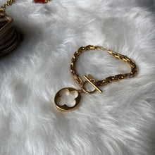 Load image into Gallery viewer, Authentic Louis Vuitton Fleur Charm- Reworked Bracelet
