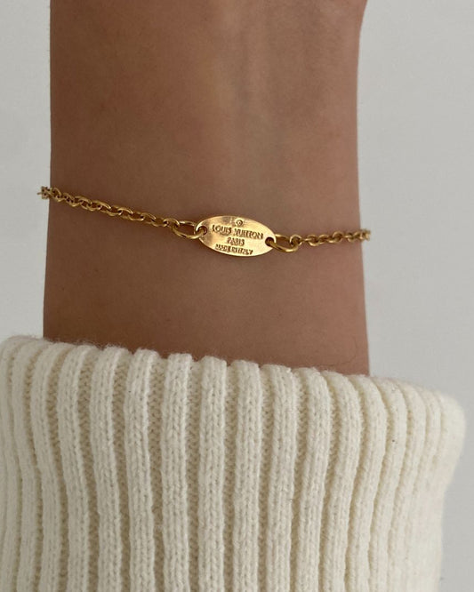 Authentic Louis Vuitton Pendant Reworked Bracelet