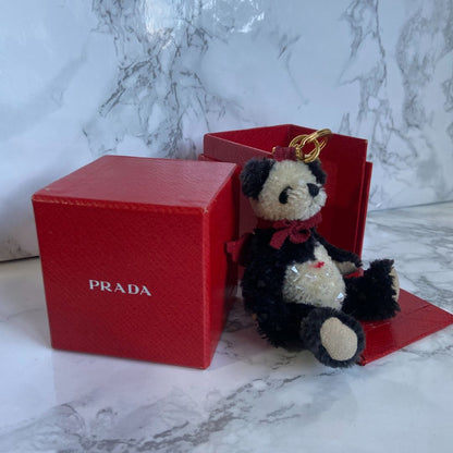 Authentic Prada Cupid Bear Keychain with Box