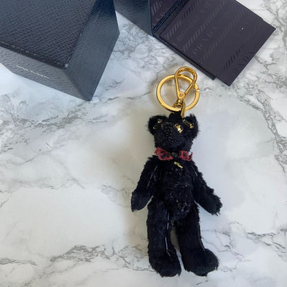 Authentic Prada Bear Keychain with Box