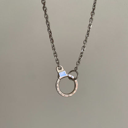 Authentic Louis Vuitton Round Clasp- Reworked Necklace