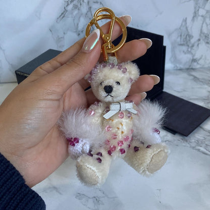 Authentic Prada Bear Keychain with Box