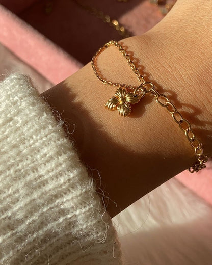Authentic Louis Vuitton Blooming Pendant Reworked Bracelet