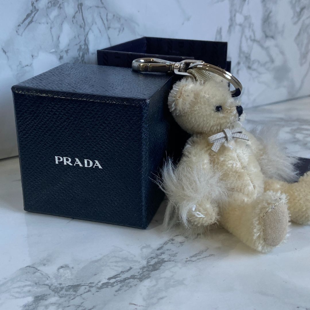 Authentic Prada Bear Keychain with Box Boutique SecondLife