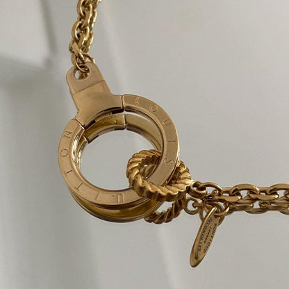 Authentic Louis Vuitton Round- Reworked Necklace - Boutique SecondLife