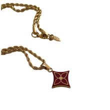 Load image into Gallery viewer, Authentic Louis Vuitton Pendant Red- Necklace - Boutique SecondLife