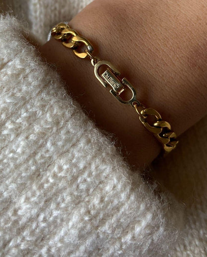 Authentic Dior clasp Pendant- on Bracelet - Boutique SecondLife