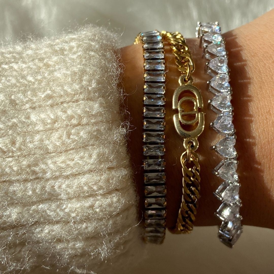 BSL - Shiny Square Classic Bracelet