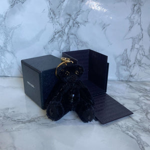 Authentic Prada Bear Keychain with Box