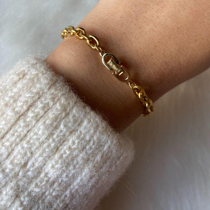 Authentic Dior clasp Pendant- on Bracelet - Boutique SecondLife