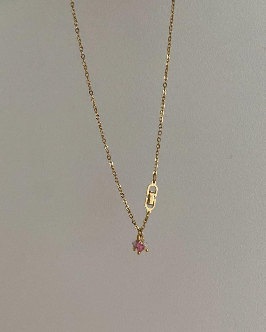 Authentic Dior clasp Pendant- on Chain - Boutique SecondLife