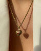 Authentic Louis Vuitton Logo Heart Charm- Reworked Necklace