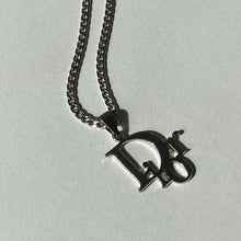 Load image into Gallery viewer, Authentic Dior Galliano Logo Pendant- Reworked Necklace