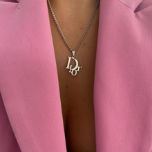 Load image into Gallery viewer, Authentic Dior Galliano Logo Pendant- Reworked Necklace