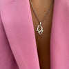 Authentic Dior Galliano Logo Pendant- Reworked Necklace