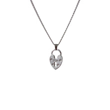 Load image into Gallery viewer, Authentic Dior Logo Heart Pendant- Reworked Necklace