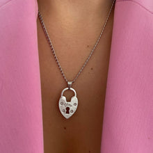 Load image into Gallery viewer, Authentic Dior Logo Heart Pendant- Reworked Necklace