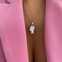 Load image into Gallery viewer, Authentic Dior Head Pendant- Reworked Necklace