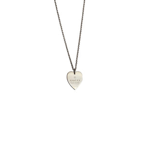Authentic Gucci Pendant Medium heart Repurposed Necklace