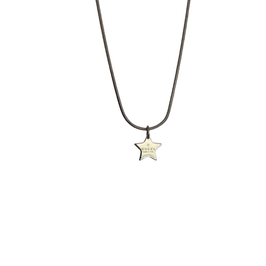 Authentic Gucci Pendant Start Repurposed Necklace