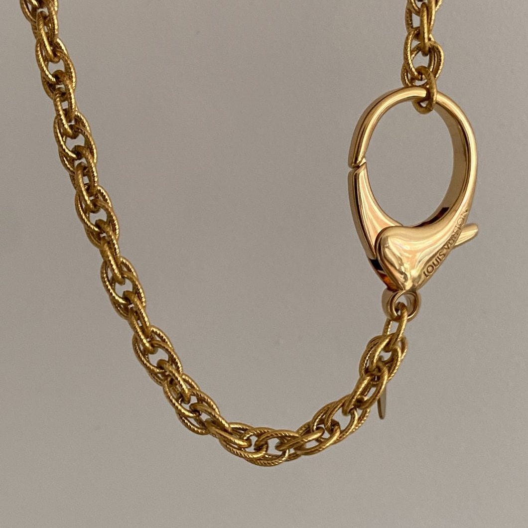 Authentic Louis Vuitton Clasp- Reworked Necklace