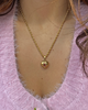 Authentic Louis Vuitton Logo Heart Charm- Reworked Necklace