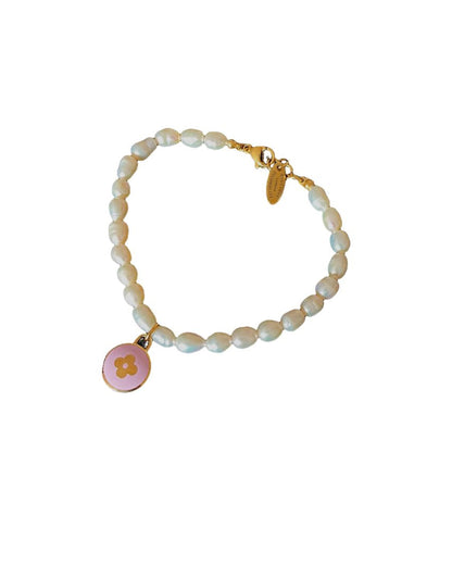Authentic Louis Vuitton Pastilles  Pendant- Pearls Bracelet
