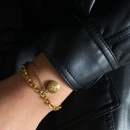 Authentic Louis Vuitton Pendant - Repurposed Bracelet