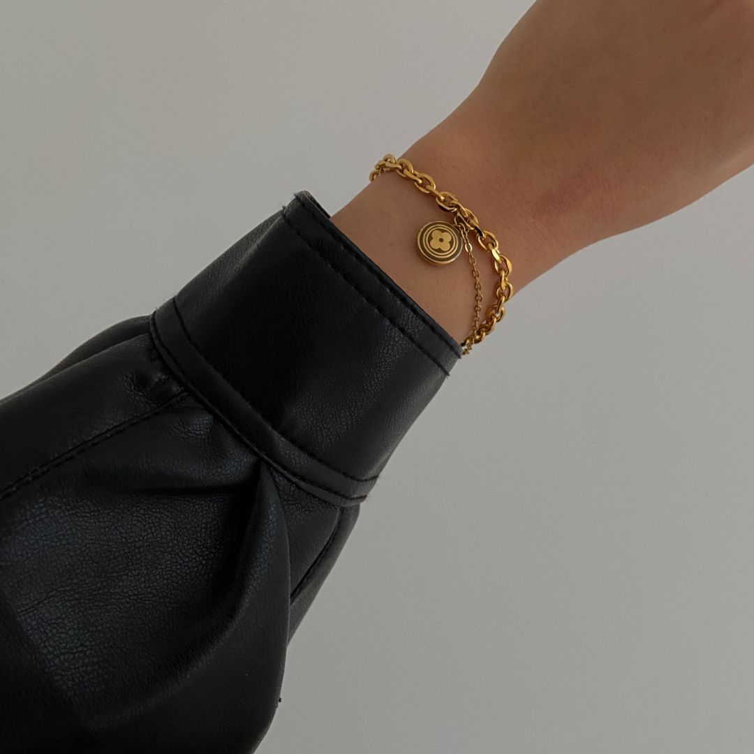 Authentic Louis Vuitton Pendant - Repurposed Bracelet