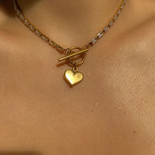 Load image into Gallery viewer, Authentic Louis Vuitton Pendant Heart  Reworked Necklace