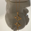 Authentic Louis Vuitton Fleur Charm- Reworked Necklace