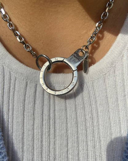 Authentic Louis Vuitton Round Clasp- Reworked Necklace
