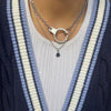 Authentic Louis Vuitton Round Clasp- Reworked Necklace