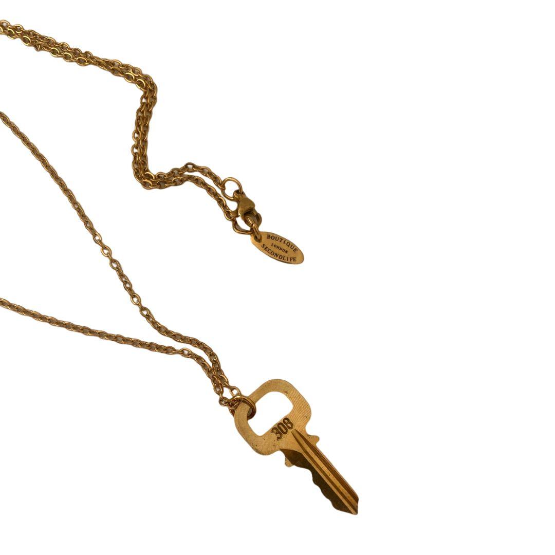 Authentic Louis Vuitton Spare Key Pendant- Necklace - Boutique SecondLife