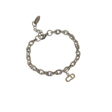 Load image into Gallery viewer, Authentic Silver CD Dior Pendant  Reworked Bracelet