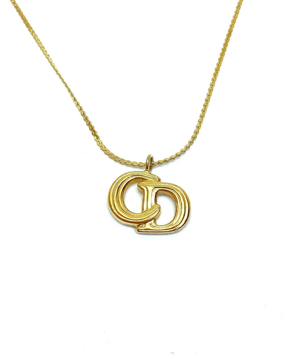 Authentic Christian Dior Vintage Pendant- Necklace - Boutique SecondLife