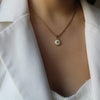Authentic Louis Vuitton White Pendant- Necklace - Boutique SecondLife