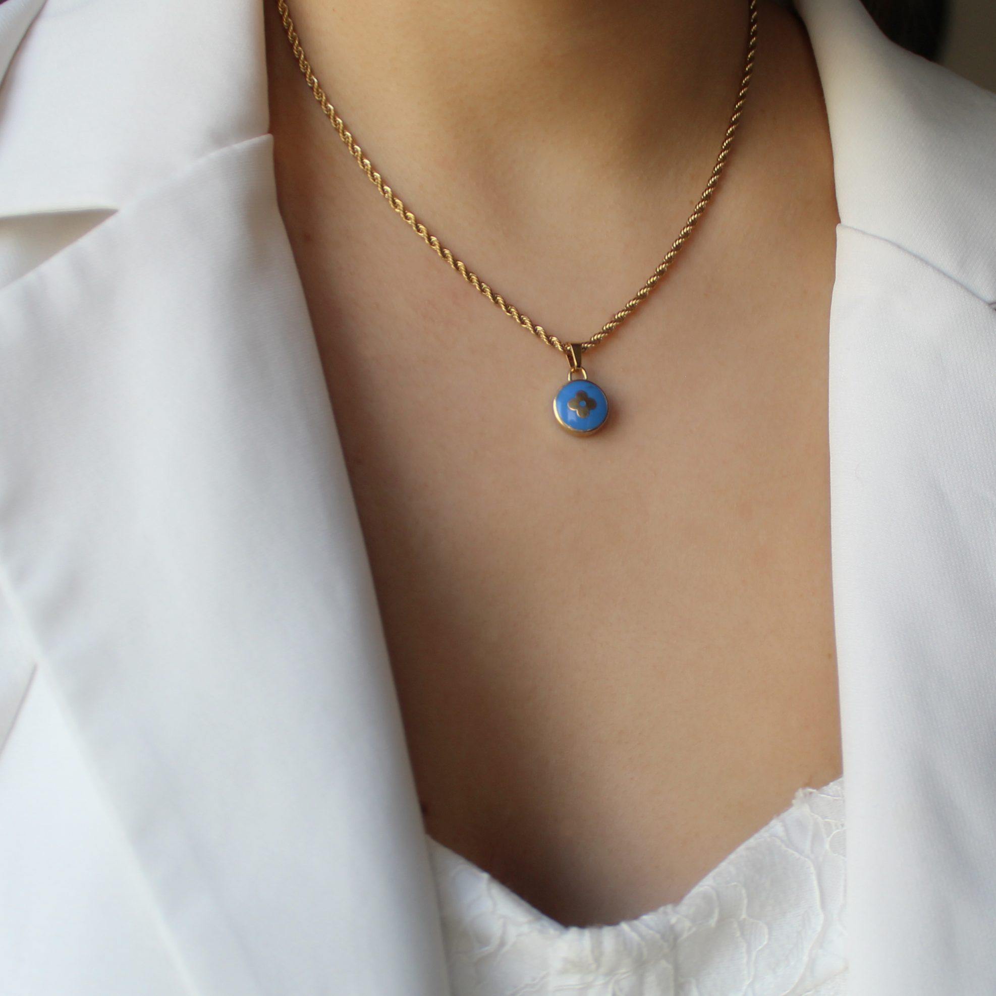 Authentic Louis Vuitton Blue Pendant Pastilles – Boutique SecondLife